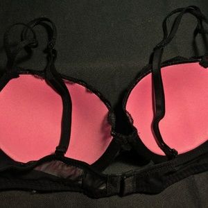 PINK Victoria's Secret Intimates & Sleepwear - Pink lace black bra PINK Victoria's Secret Intimates & Sleepwear - Pink lace black bra